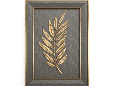 Floral Frame 3D model
