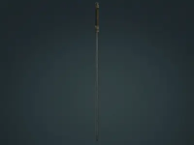 Viking Sword A - Fantasy Weapon Low-poly 3D model