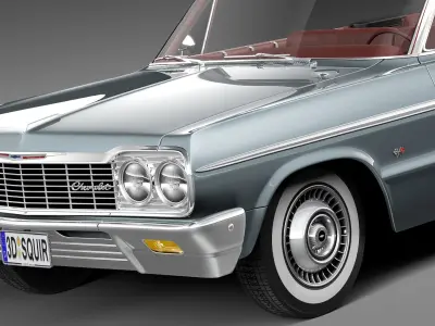 Chevrolet Impala Convertible 1964 3D model purchase