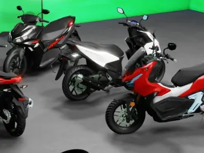 YAMAHA AEROX Low-poly 3D model