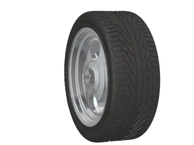 Wheels HRBB Deuce Ninja 18inch for your scale model 3D print model