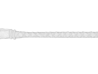 Medieval Axe Low-poly 3D model