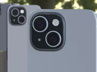 Smartphone Grey 3D model