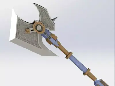 Battle Axe  3D model purchase