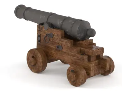 Old Cannon 3D model order