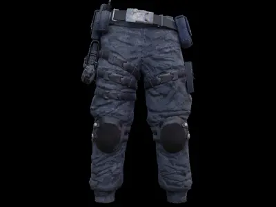 military model  Low-poly 3D model