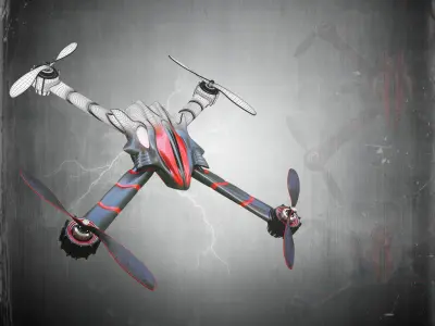 Drone Concept 3D model purchase