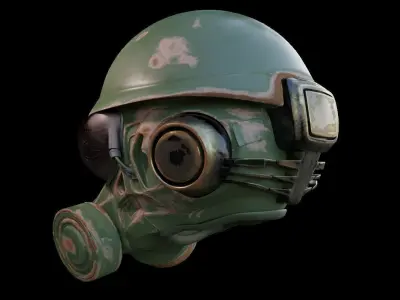 Former War Helmet 3D model
