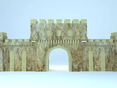 Traditional Arab building 3d model 3D model