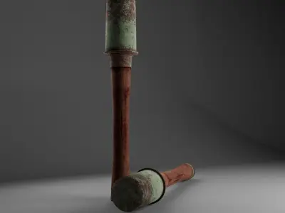 Hammer Low-poly 3D model 36