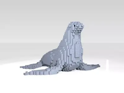 Seal Voxel 3D model