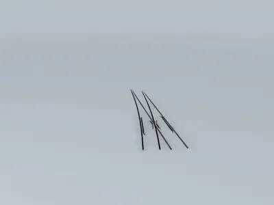 Rubbish Rail N/Gauge R/Points Old Steam Days Free 3D model