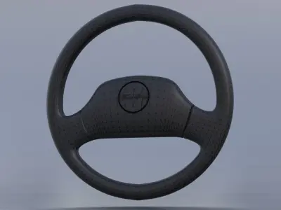 Isuzu ELF NKR 71 NMR 71 Steering Wheels Free low-poly 3D model