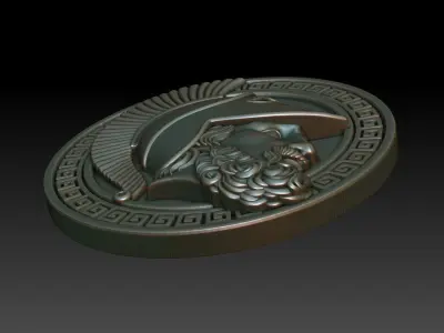 Greek warrior 3D print model