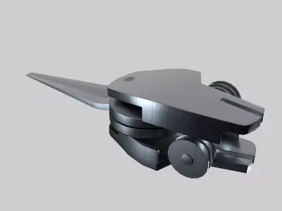Potts tips Scissors Low-poly 3D model
