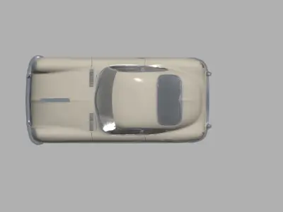 Classic Porsche 3D model