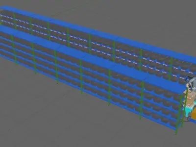 DAS Digital Assorting System 3D designed model 3D model