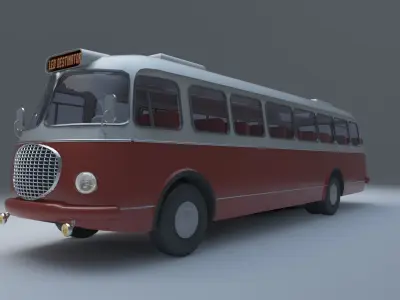 Skoda 706 RTO-K Low-poly 3D model