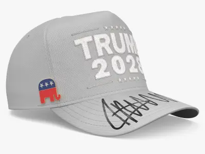 Trump 2028 Campaign Cap 3D model