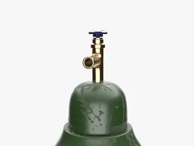 Gas Cylinder 3D model order