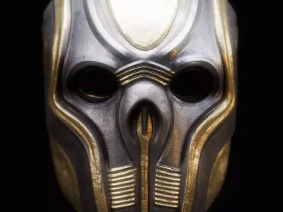Mayhem Halloween Mask Free 3D print model