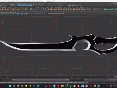 dragger model  Low-poly 3D model