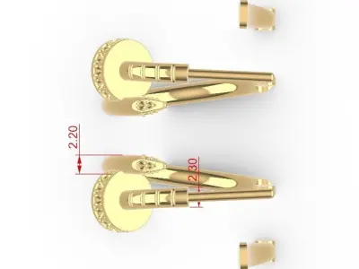 Earrings Car 3D print model