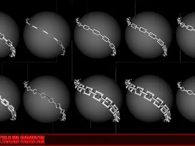 44 iMM Chain    VOL 1   Low-poly 3D model