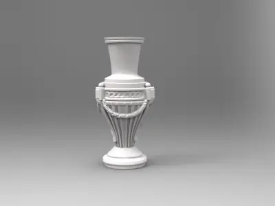 Decorated jar 3D print model