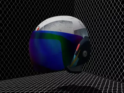 Helmet SNI Low-poly 3D model