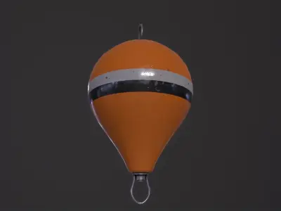 Mooring Buoy 3D Model Low-poly 3D model