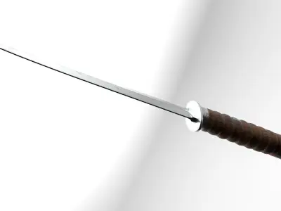 Dutch 1917 Model Storm Dolk Low-poly 3D model