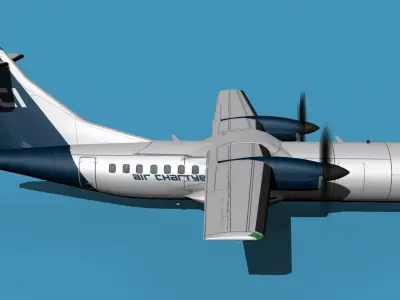 ATR-42-320 Air Charter International 3D model