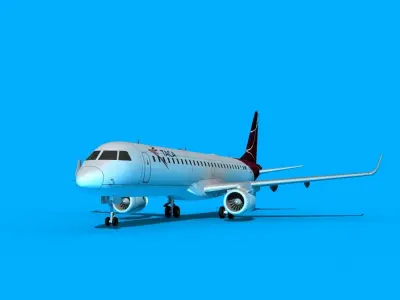 Embraer Emb-190 TACA 3D model