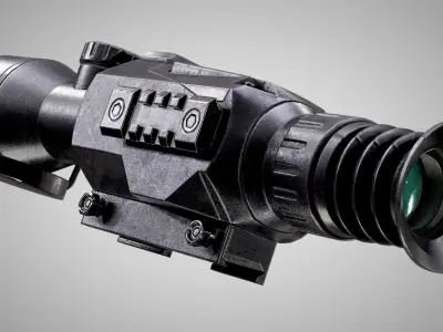 ATN X-Sight II HD 5-20X Optic AAA PBR Game Ready Attachment Low-poly 3D model