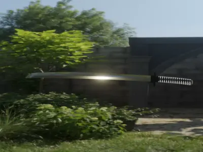Simple katana Free 3D model