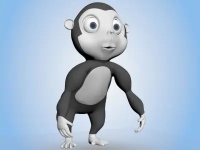 Gorilla 3D model