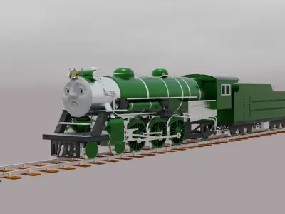 Southern Ps-4 Pacific 4-6-2 free version Free 3D model