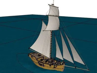 HMS Aldebaran 3D model
