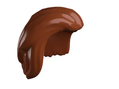 Custom3Dprint Minifigure Accessory - Minifigure Hair S2 - 131 3D print model