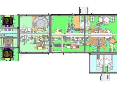UV dispensing and CCD detection all-in-one machine 3D model