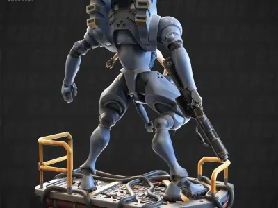 Robot Suit Type 303 Static SetA 100mm and 32mm 3D print model