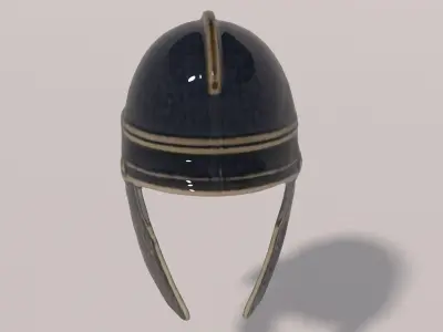 Ancient Rome Helmet 2 3D model