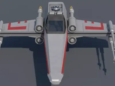 Star Wars X-Wing Free 3D model