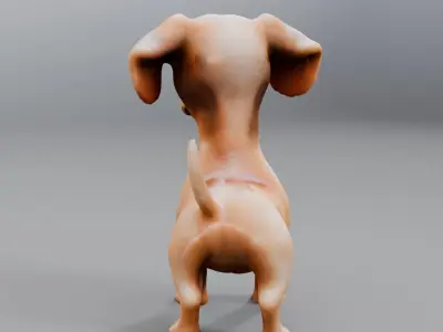 cute dog 3D model purchase