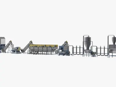  Plastic Recycling Plant 