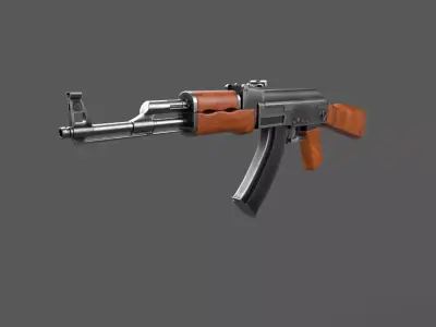 AK-47  Low-poly 3D model purchase