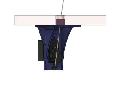 Model Railway Railroad Servo Mount Bracket plus Alignment Tool 3D print model