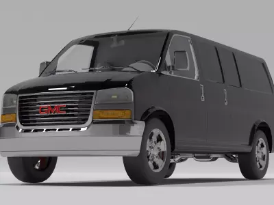 GMC Furgao 3D model