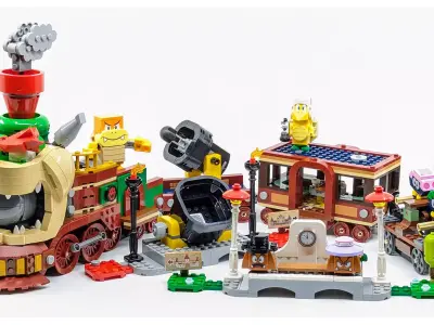 TwindBricks3D - 71437 The Bowser Express Train 3D print model purchase